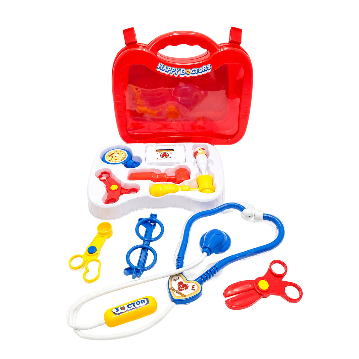 Maleta de Doctor Infantil con Estetoscopio y Accesorios Médicos