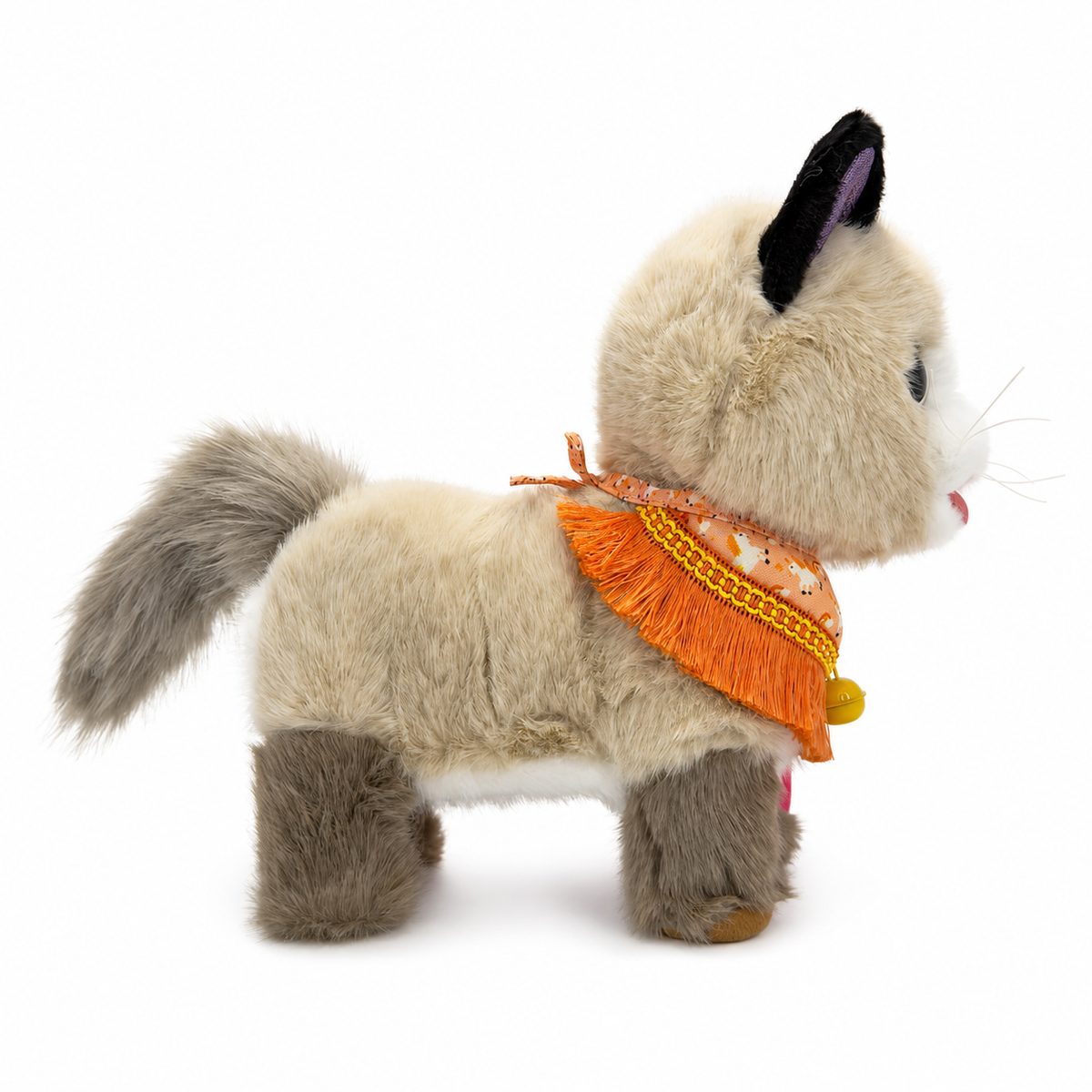 Gato Paseador Interactivo con Correa Repite Voz Recargable