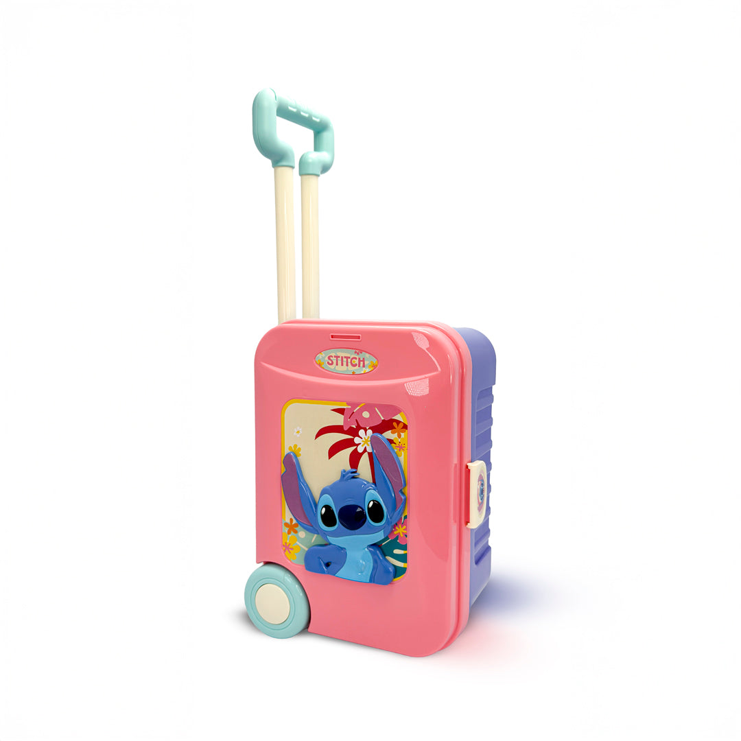 Maleta Tocador Stitch 3 en 1 con Luz, Música y Accesorios de Belleza
