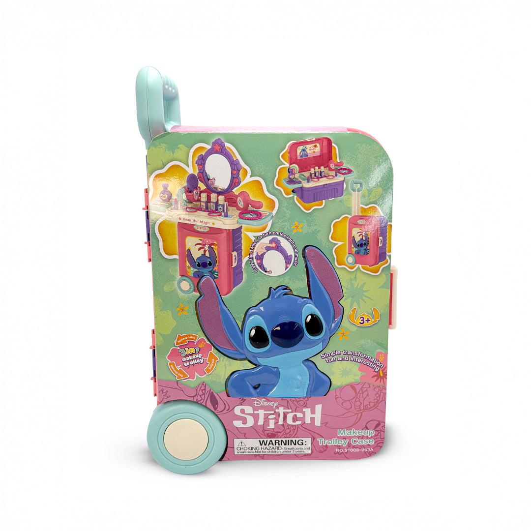 Maleta Tocador Stitch 3 en 1 con Luz, Música y Accesorios de Belleza