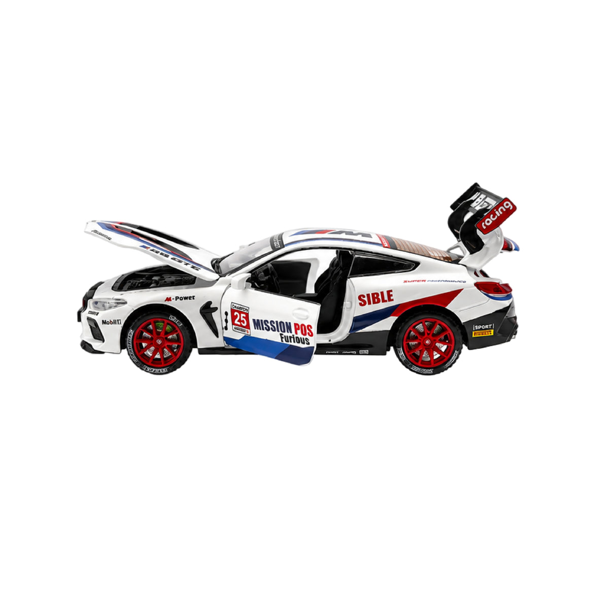 Carro BMW M8 GTE Escala 1:32 Coleccionable