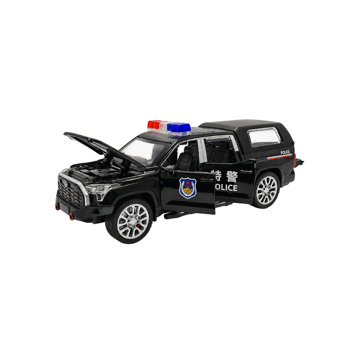 Camioneta Toyota Tundra Policía Escala 1:32 Coleccionable