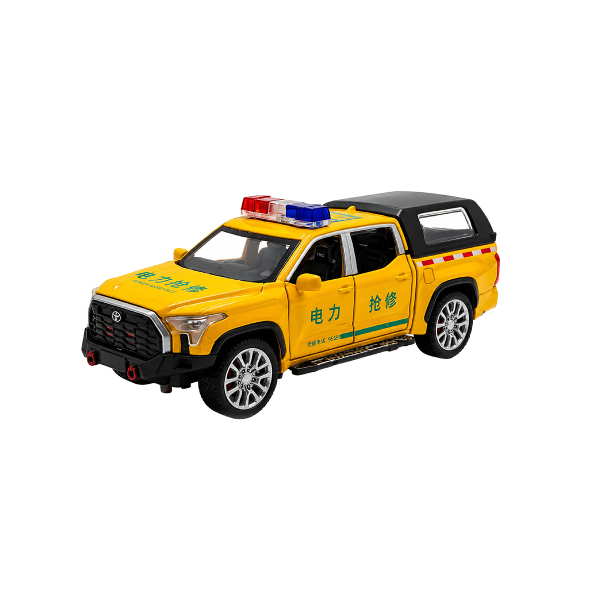Camioneta Toyota Tundra Policía Escala 1:32 Coleccionable