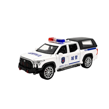 Camioneta Toyota Tundra Policía Escala 1:32 Coleccionable