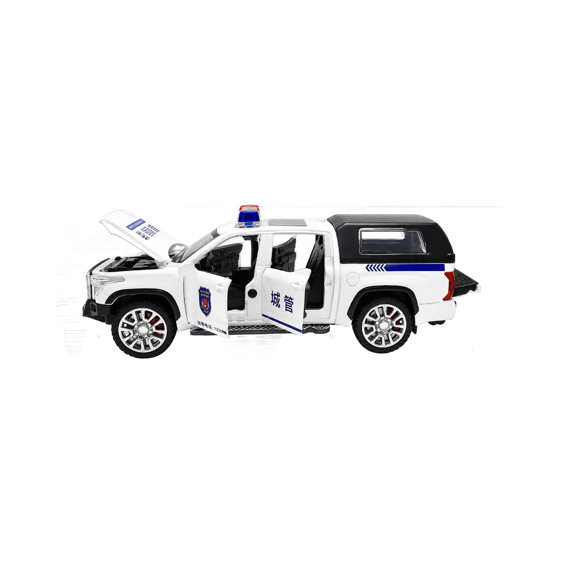 Camioneta Toyota Tundra Policía Escala 1:32 Coleccionable
