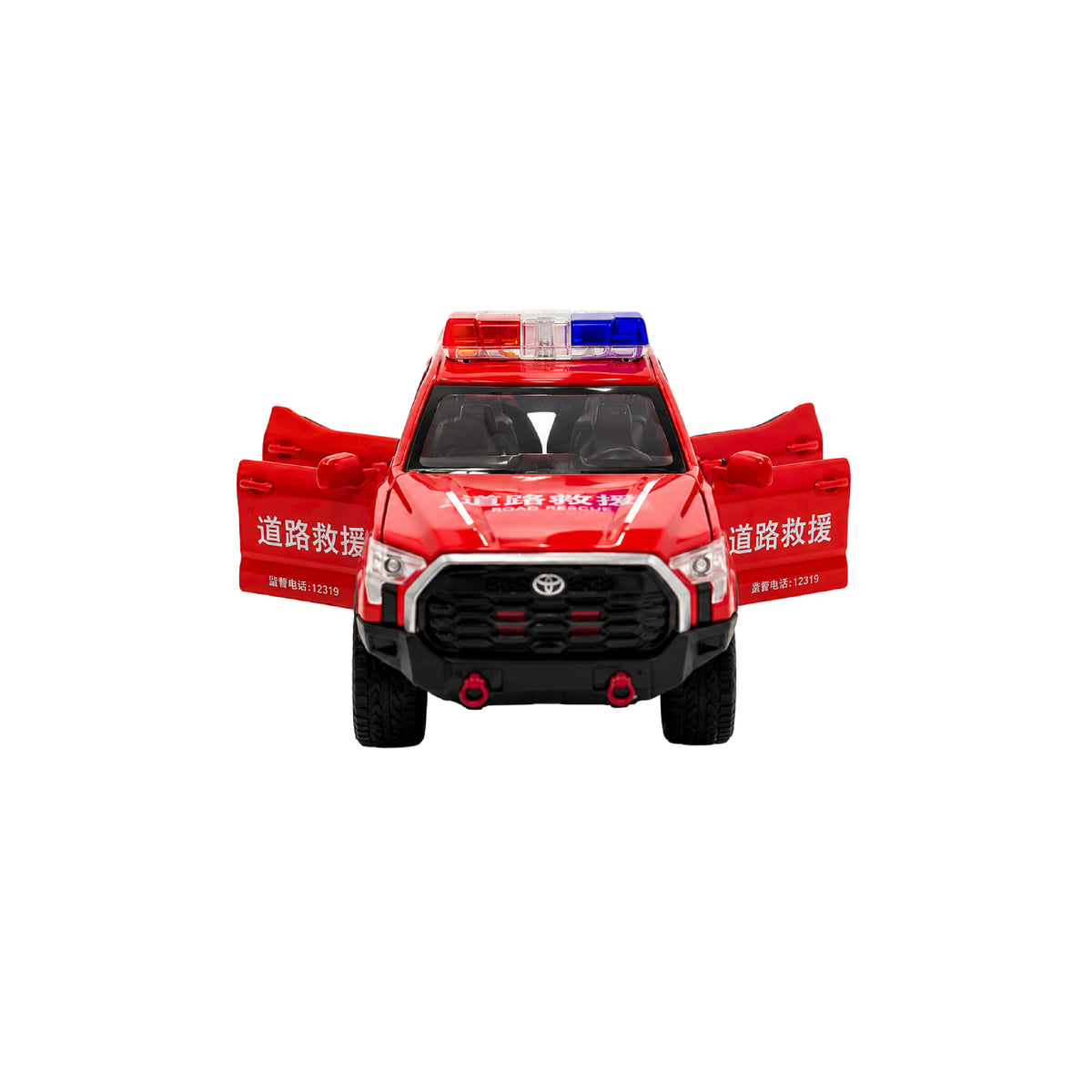 Camioneta Toyota Tundra Policía Escala 1:32 Coleccionable