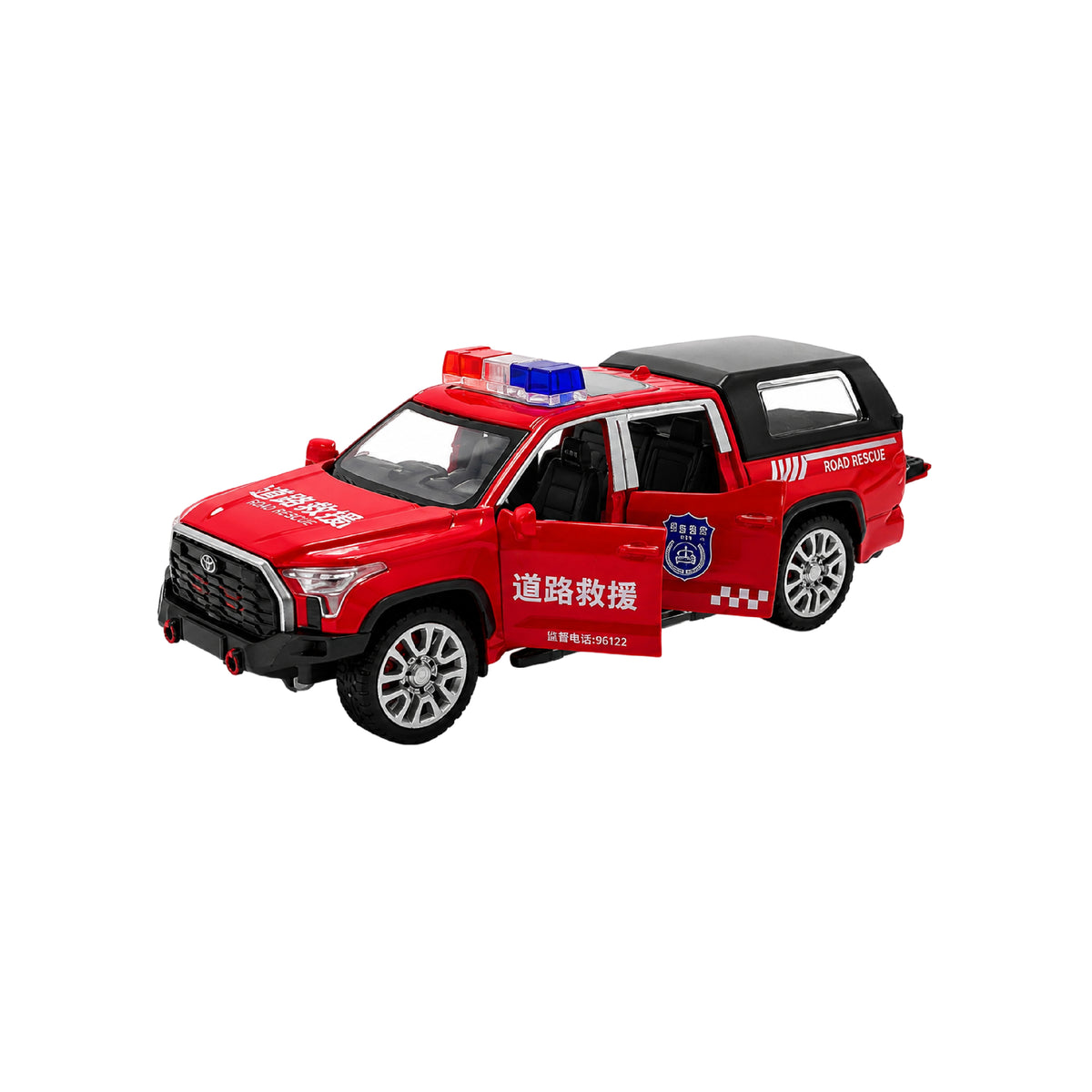 Camioneta Toyota Tundra Policía Escala 1:32 Coleccionable