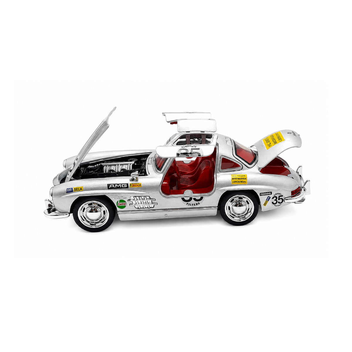 Carro Mercedes-Benz 300 SL Carreras Escala 1:32 Coleccionable