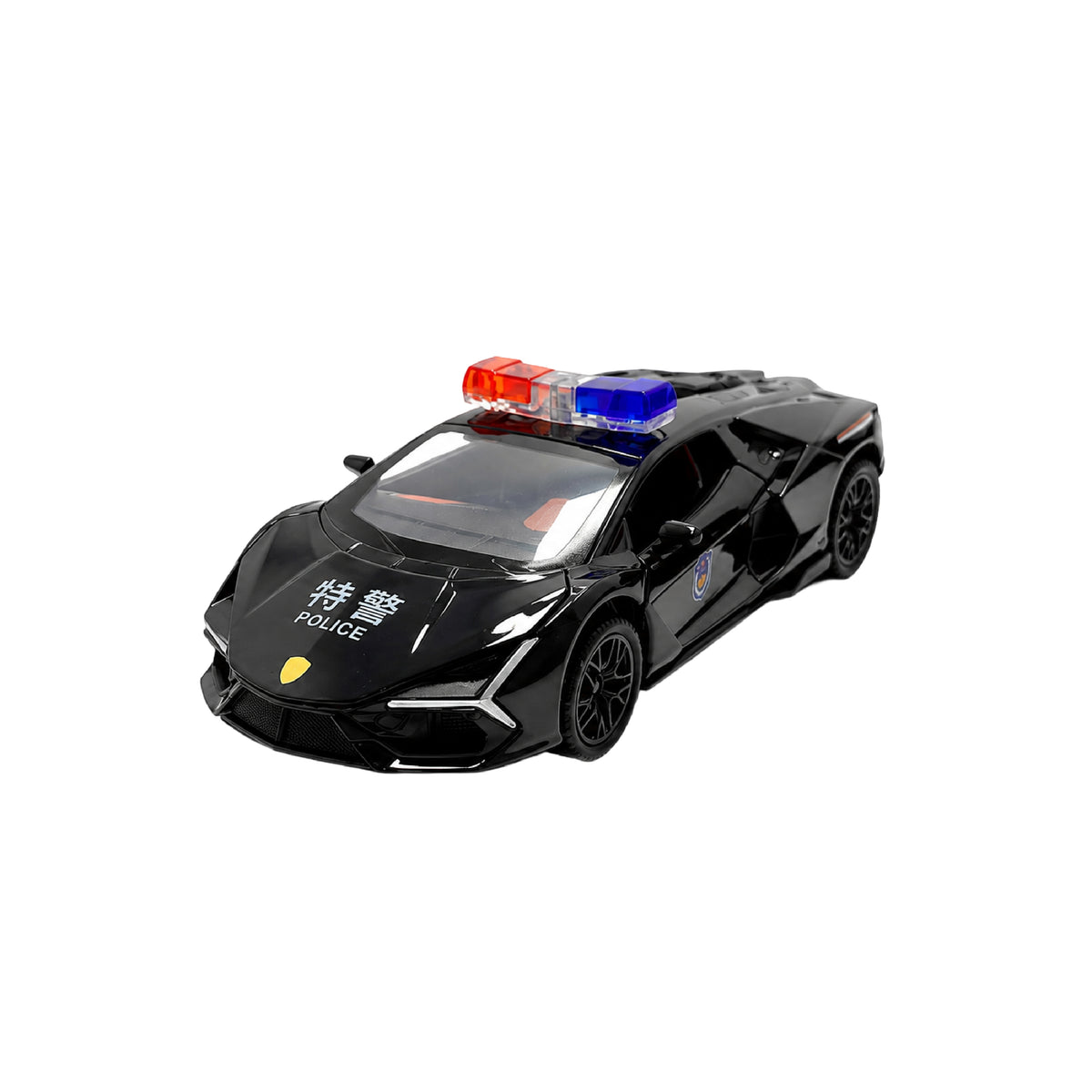 Carro Lamborghini Aventador Policía Especial Escala 1:32 Coleccionable