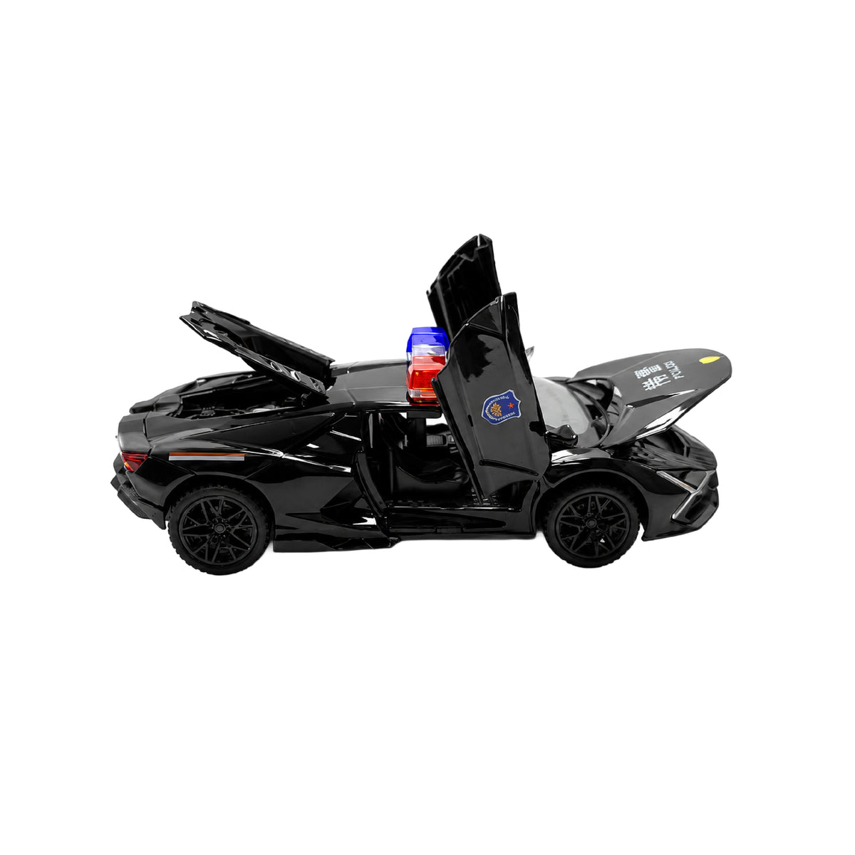 Carro Lamborghini Aventador Policía Especial Escala 1:32 Coleccionable