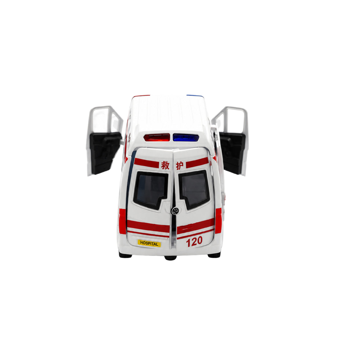 Ambulancia Luces y sonido Escala 1:32 Coleccionable