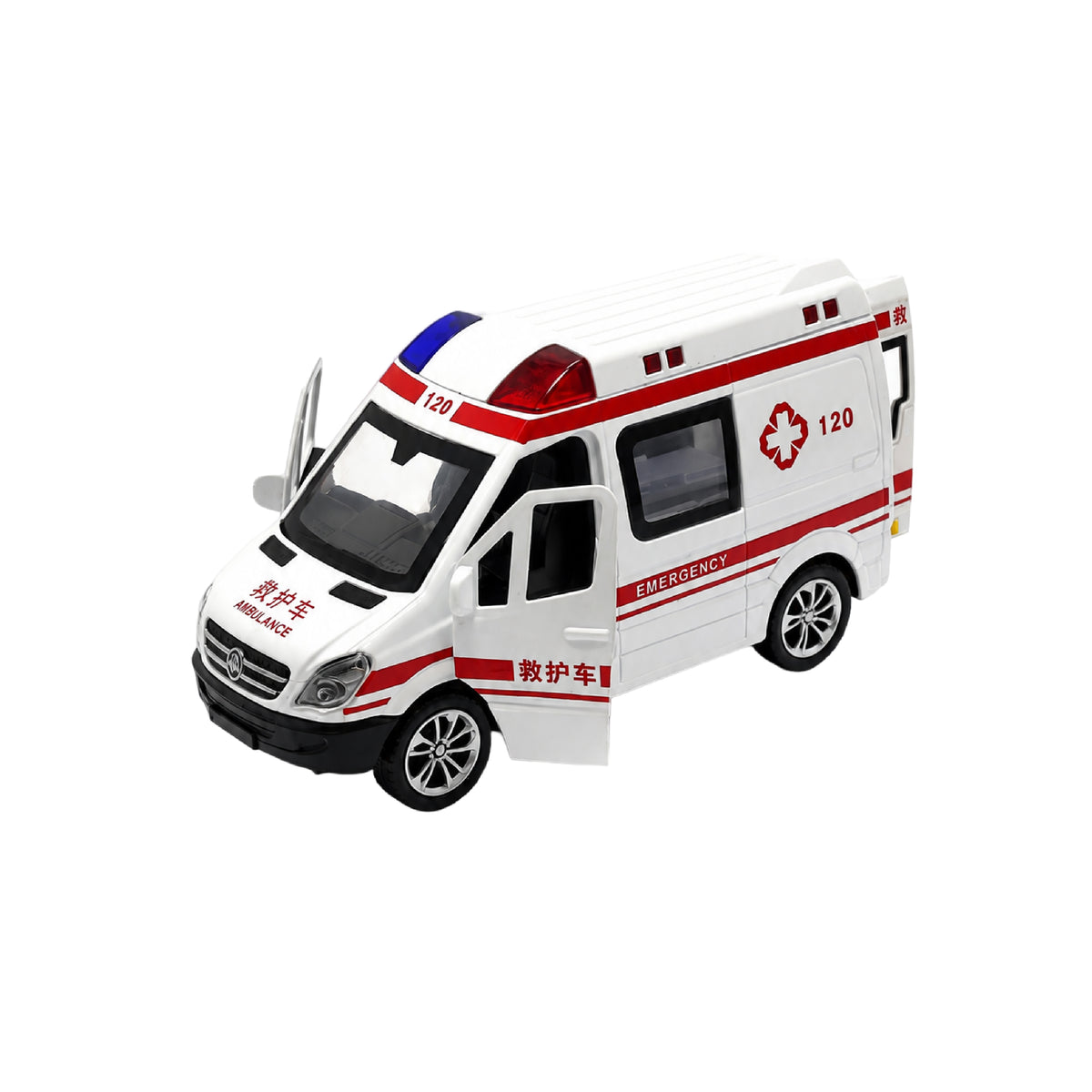 Ambulancia Luces y sonido Escala 1:32 Coleccionable
