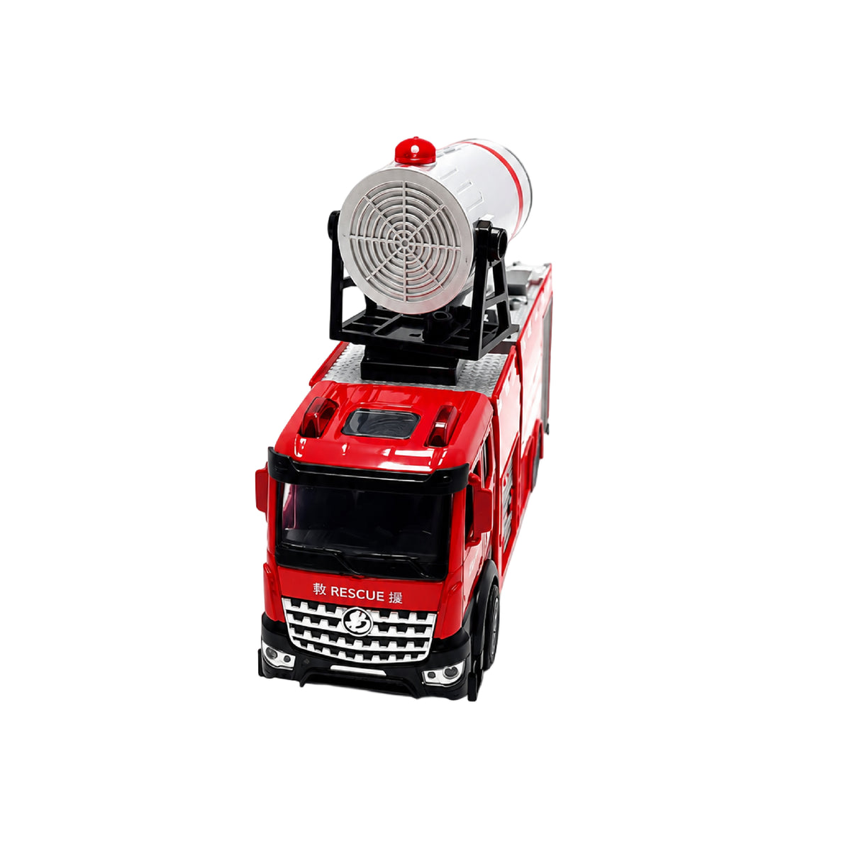 Carro Bombero Escala 1:24 con Luces, Sonido y Simulación de Humo