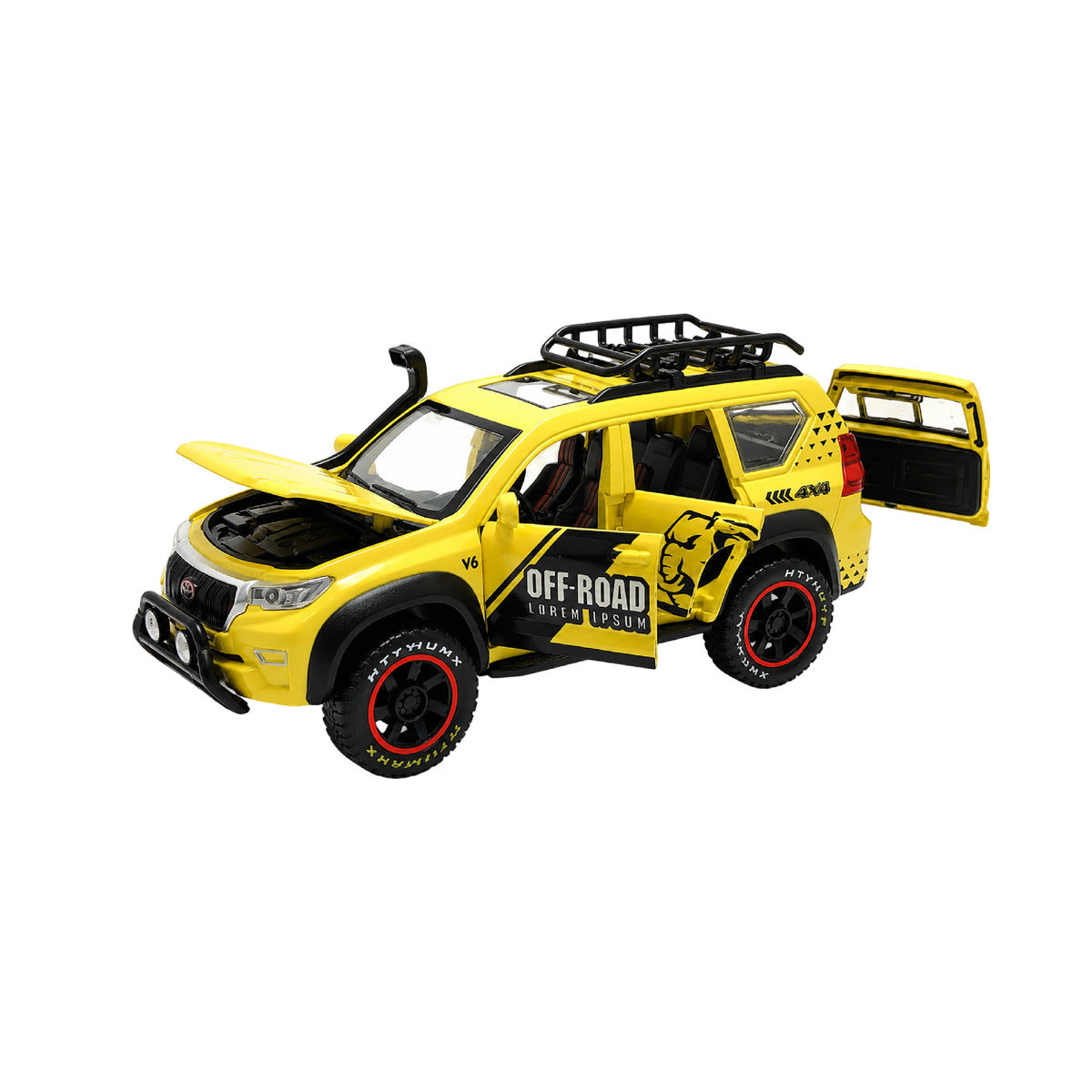 Camioneta Toyota Land Cruiser Prado J150 Escala 1:24 Coleccionable