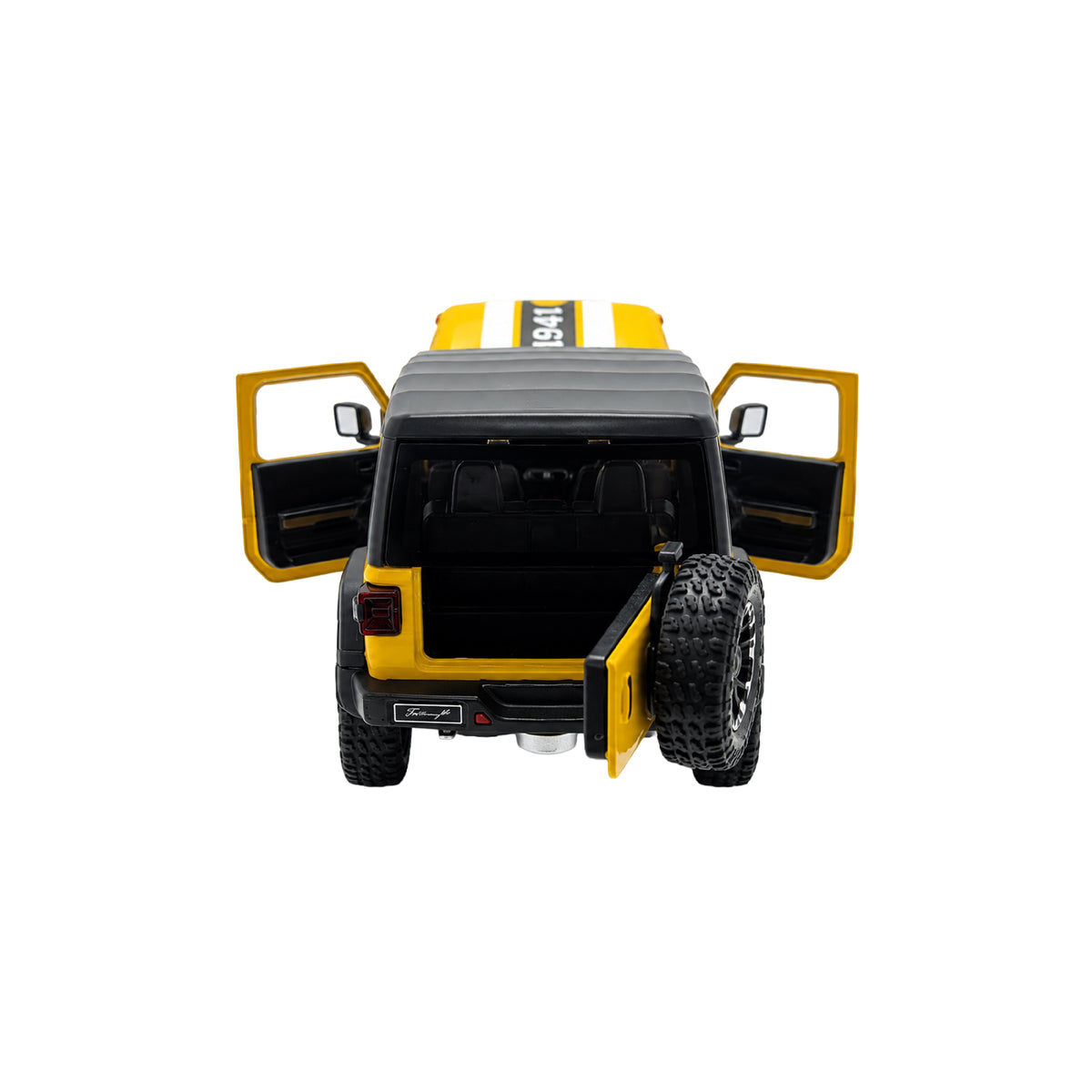 Jeep Wrangler Rubicon Escala 1:24 Coleccionable con Luces y Sonido