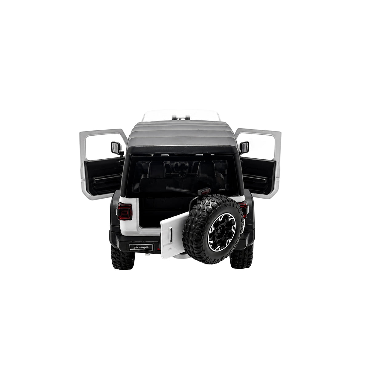Jeep Wrangler Rubicon Escala 1:24 Coleccionable con Luces y Sonido
