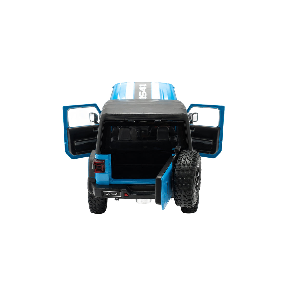 Jeep Wrangler Rubicon Escala 1:24 Coleccionable con Luces y Sonido