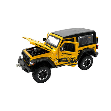 Jeep Wrangler Rubicon Escala 1:24 Coleccionable con Luces y Sonido