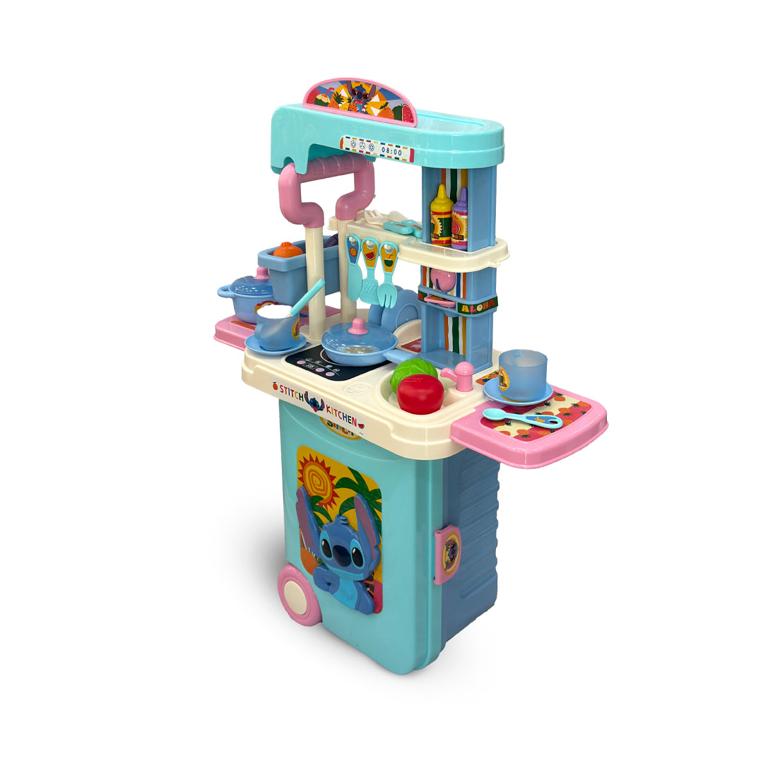 Maleta Cocina Stitch 3 en 1 con Ruedas