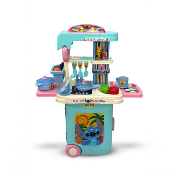 Maleta Cocina Stitch 3 en 1 con Ruedas