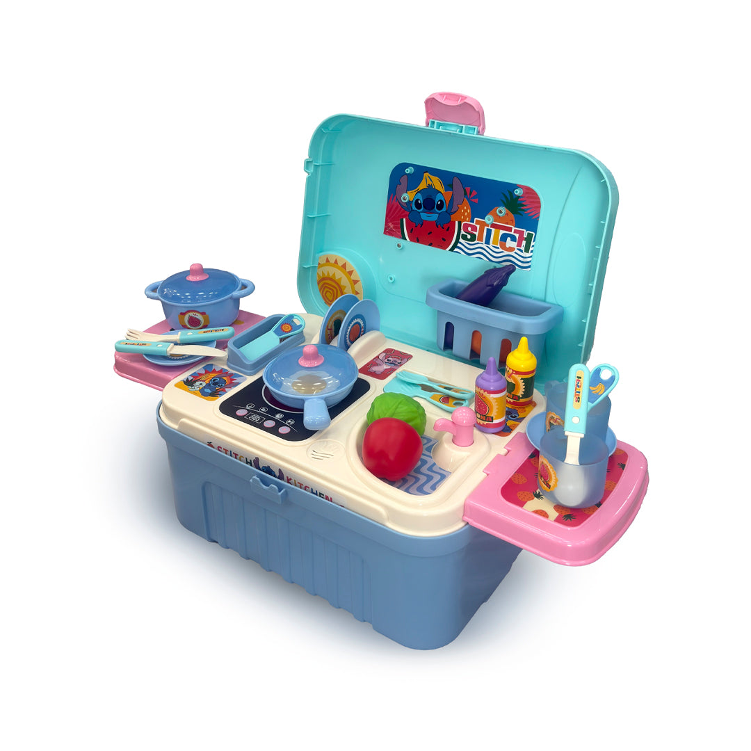 Maleta Cocina Stitch 3 en 1 con Ruedas