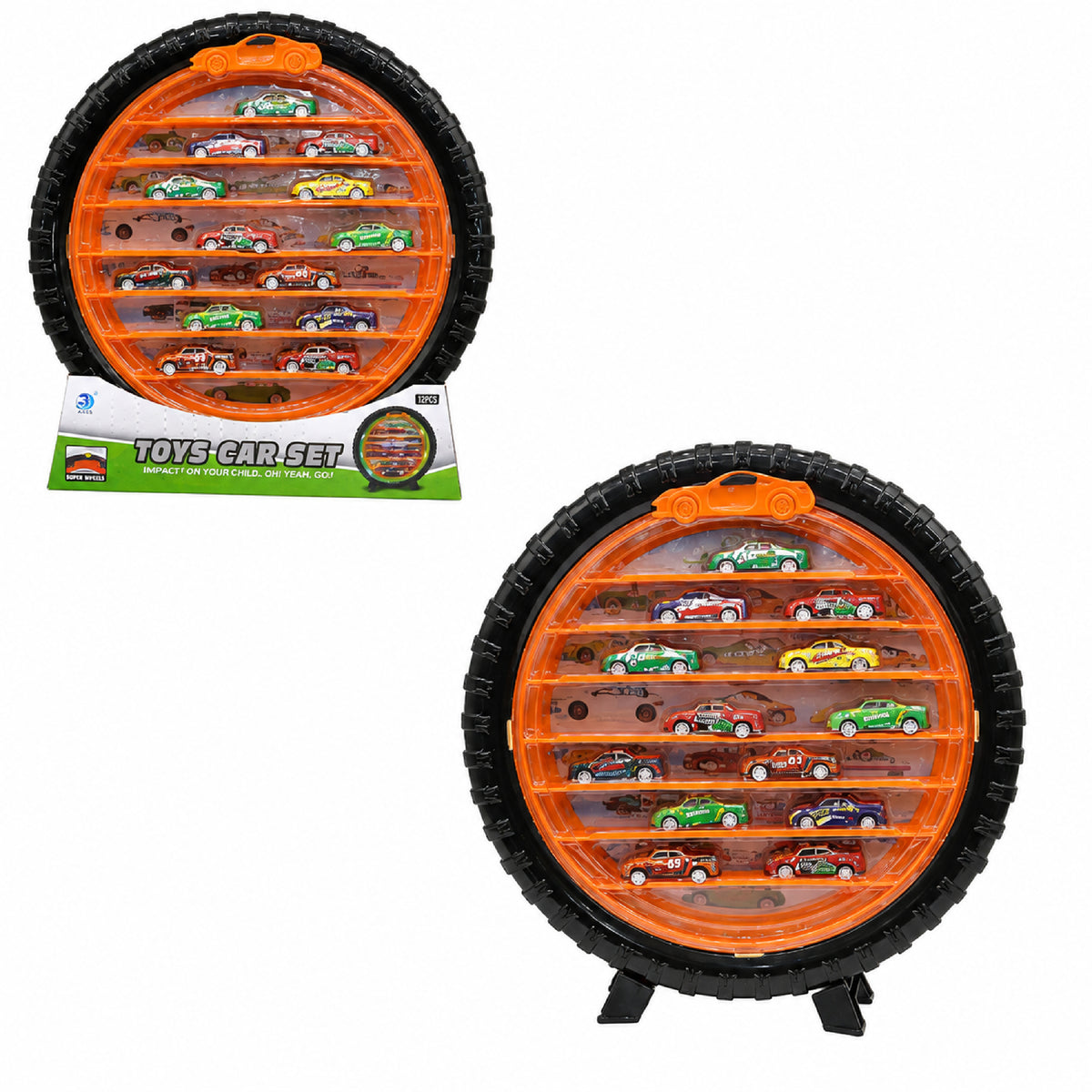 Organizador / Repisa tipo Rueda para carritos con Luces y Sonidos