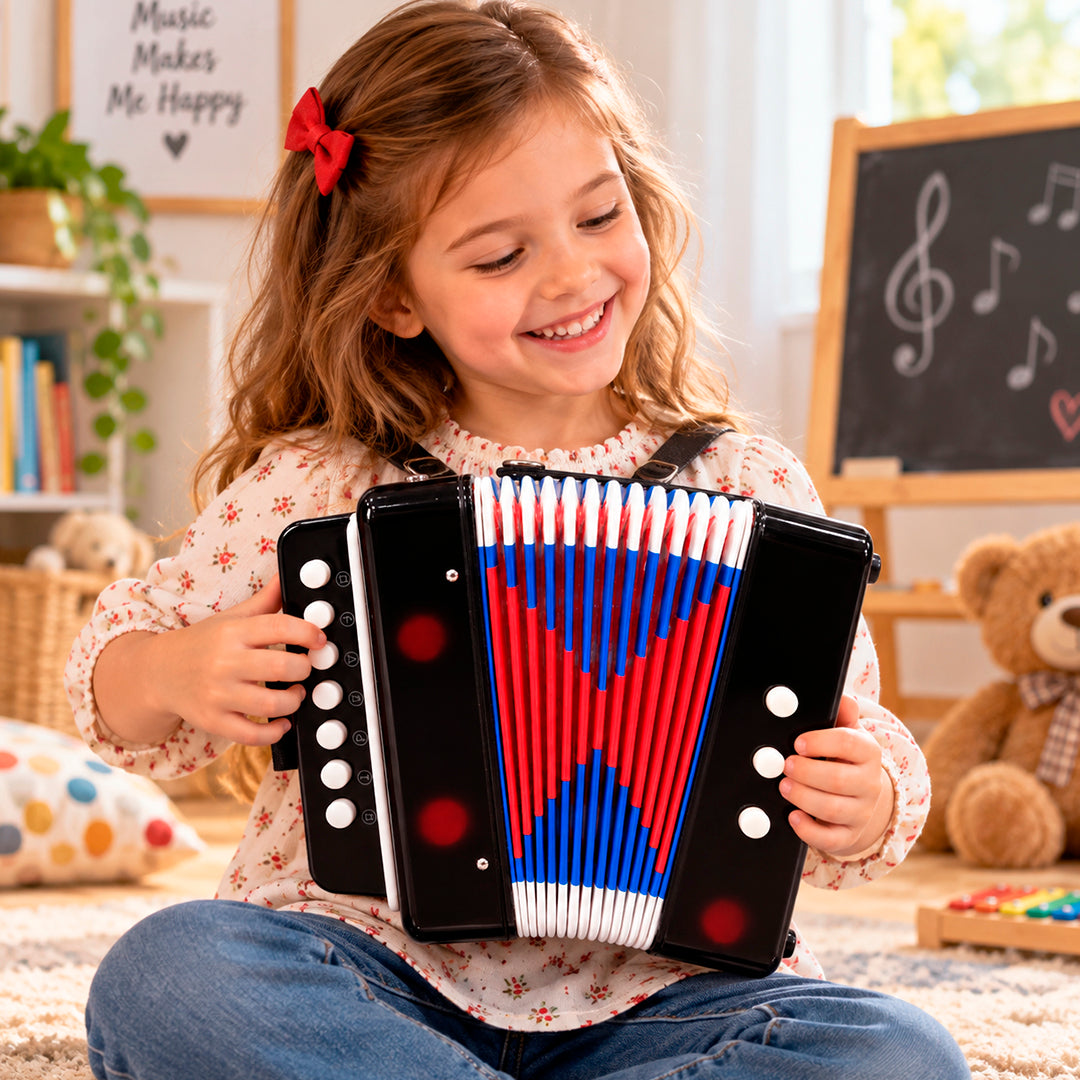 Acordeón Infantil 7 Teclas Modelo Musical