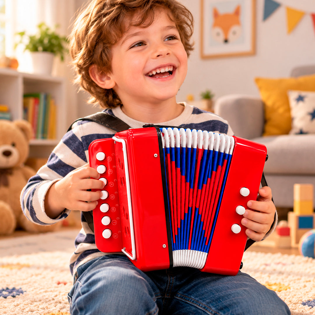 Acordeón Infantil 7 Teclas Modelo Musical