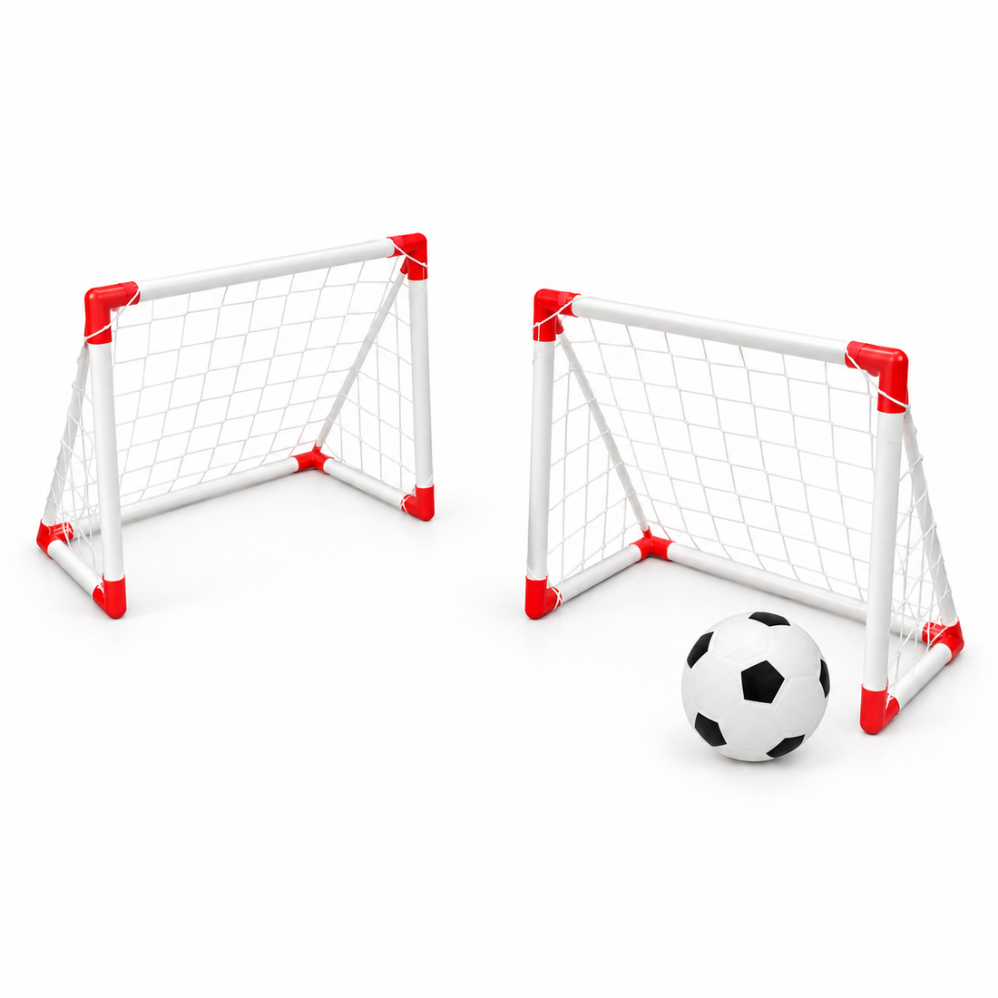 Cancha de Fútbol 2 en 1 Modelo con 2 Arcos