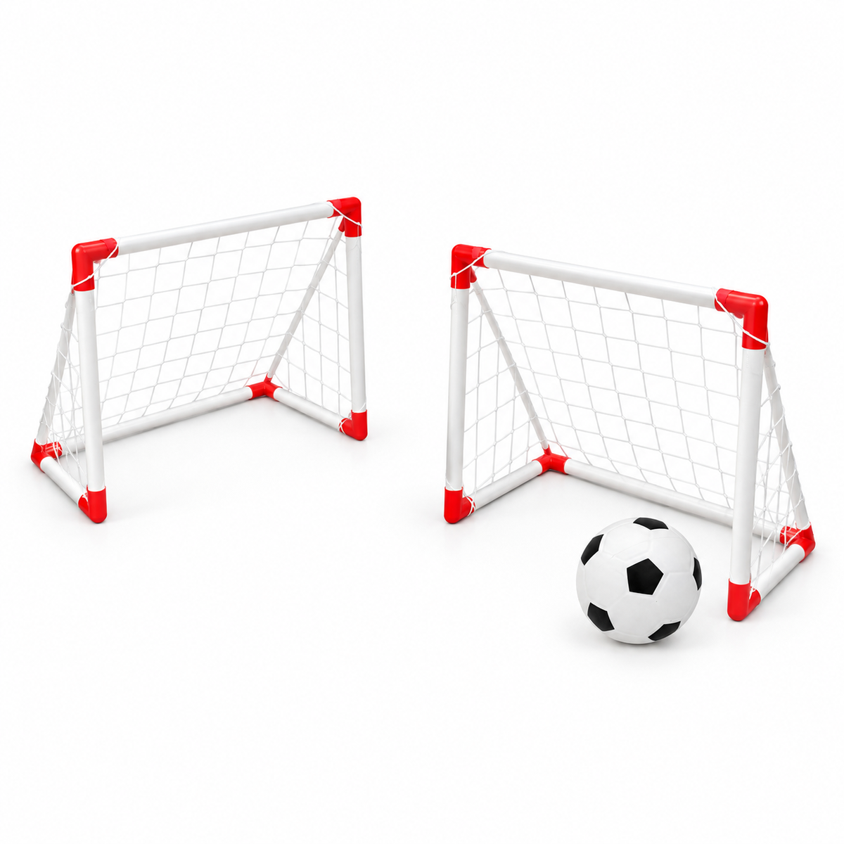 Cancha de Fútbol 2 en 1 Modelo con 2 Arcos