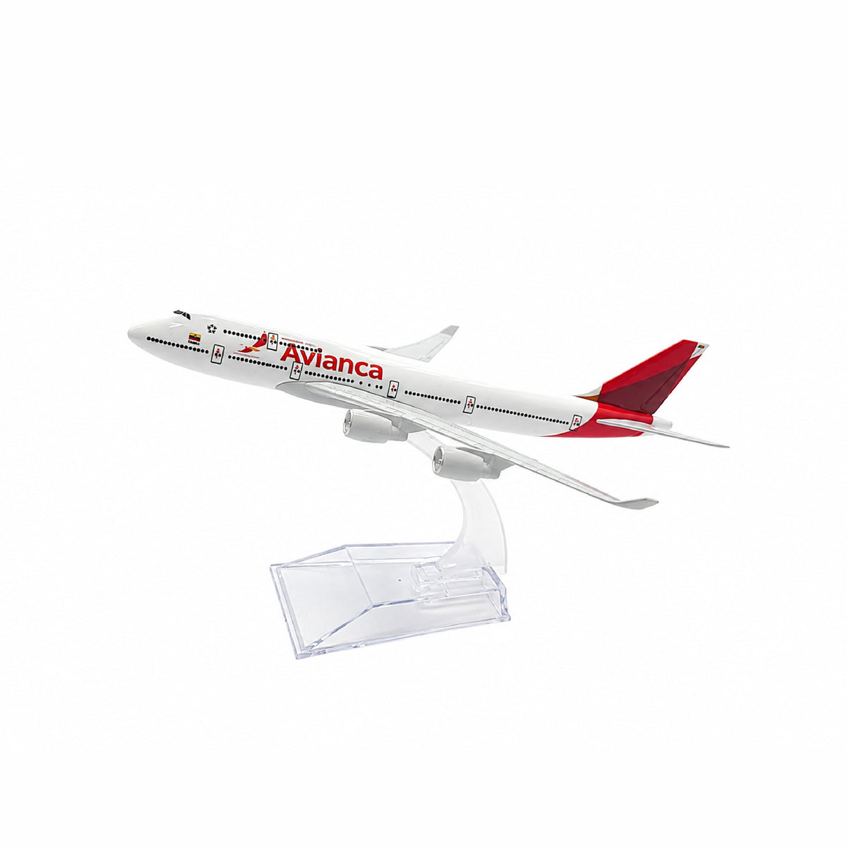 Avión Avianca Metálico Escala Coleccionable 16 cm