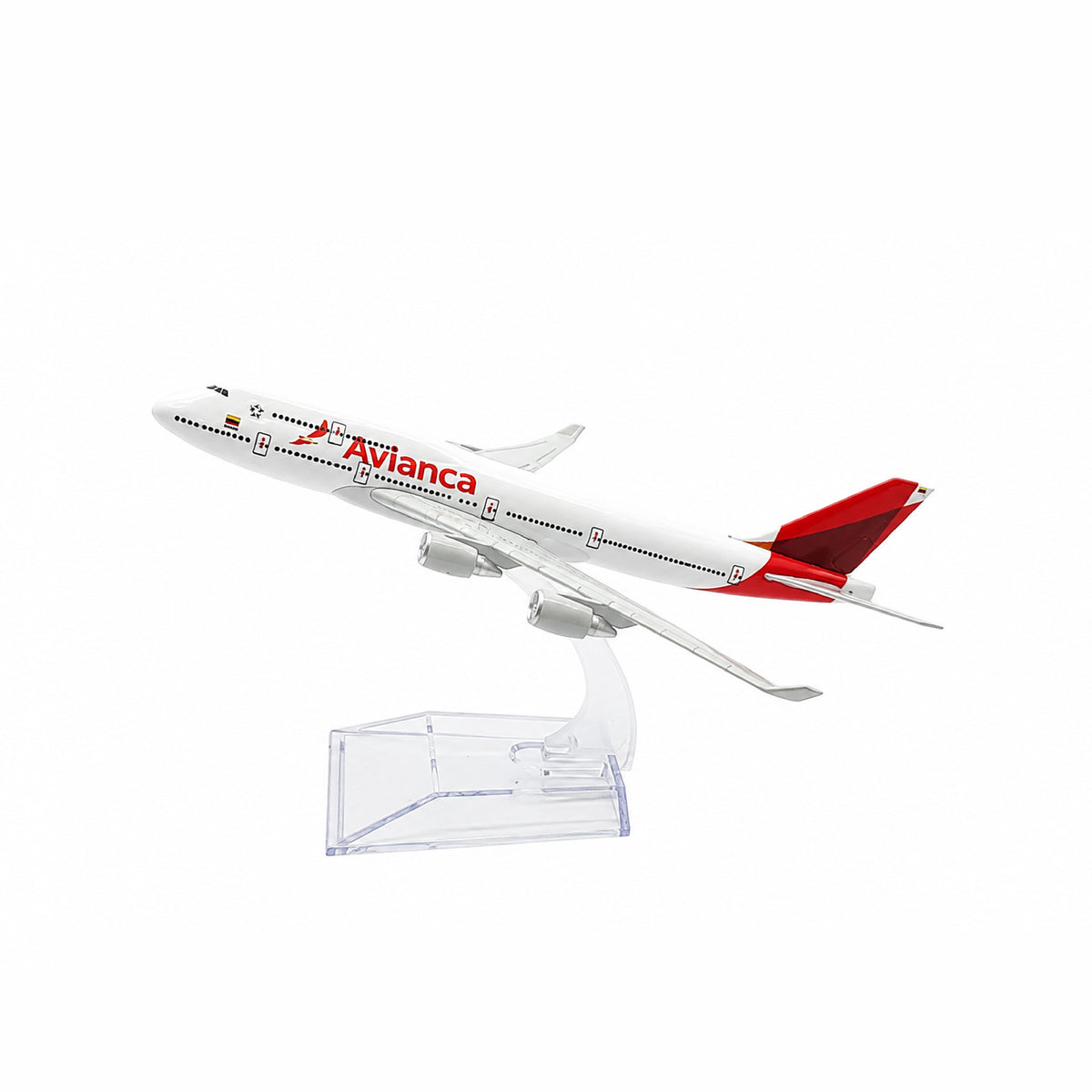 Avión Avianca Metálico Escala Coleccionable 16 cm
