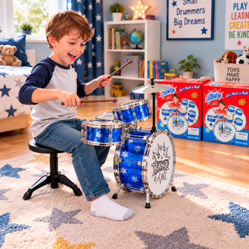 Batería Musical Infantil Big Band 8 Piezas