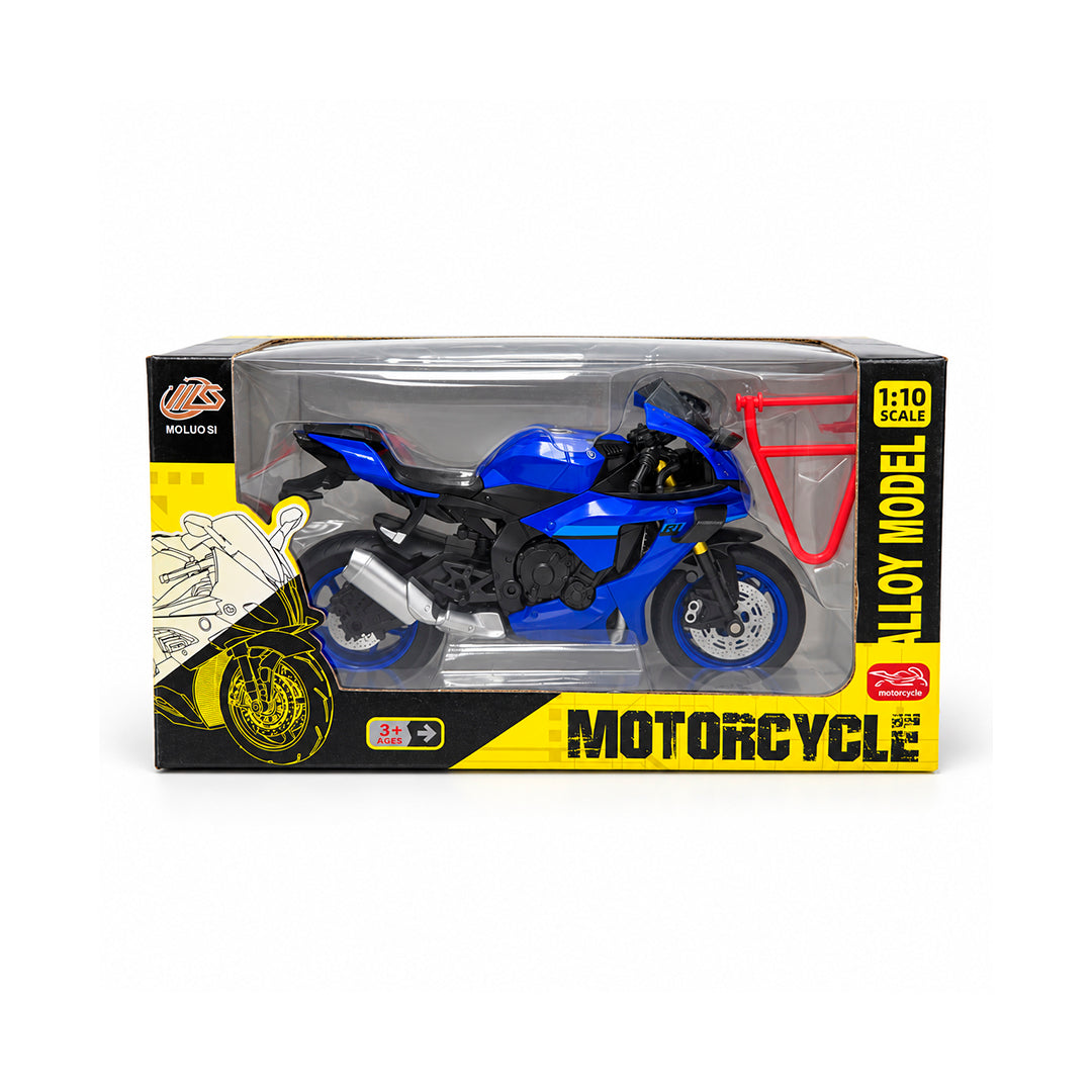 Motocicleta Yamaha YZF-R1 Escala 1:10 Coleccionable