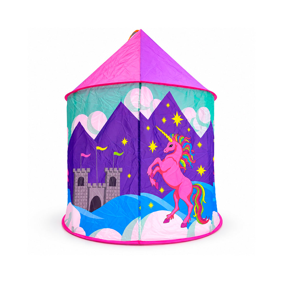Carpa Castillo Unicornio 135 cm con Ventanas de Malla