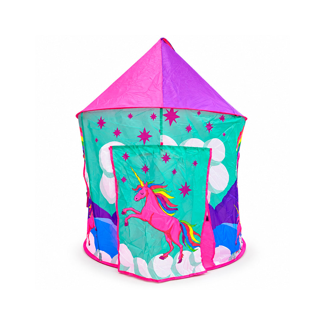 Carpa Castillo Unicornio 135 cm con Ventanas de Malla