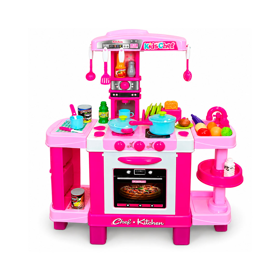 Cocina Infantil Kids Cook Fucsia con Luces, Sonidos y Accesorios