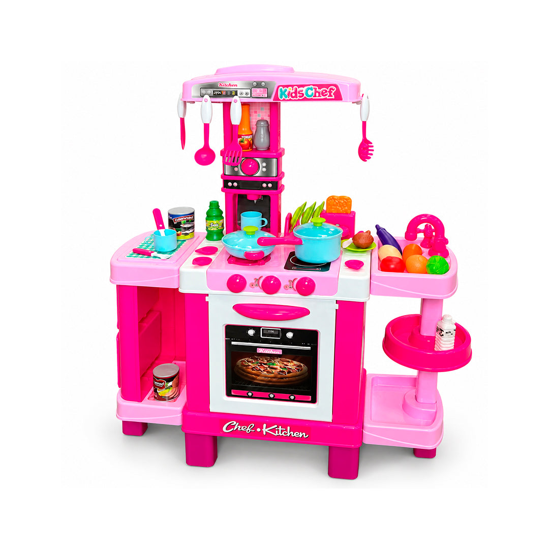 Cocina Infantil Kids Cook Fucsia con Luces, Sonidos y Accesorios