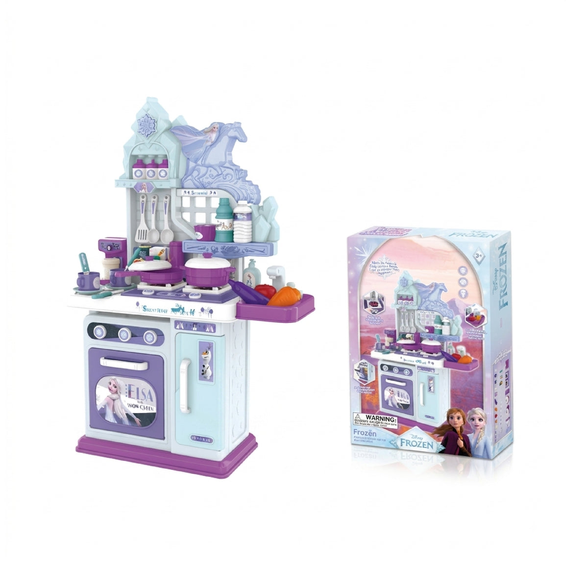 Cocina de Juguete Frozen con Luz y Sonido 53 Piezas