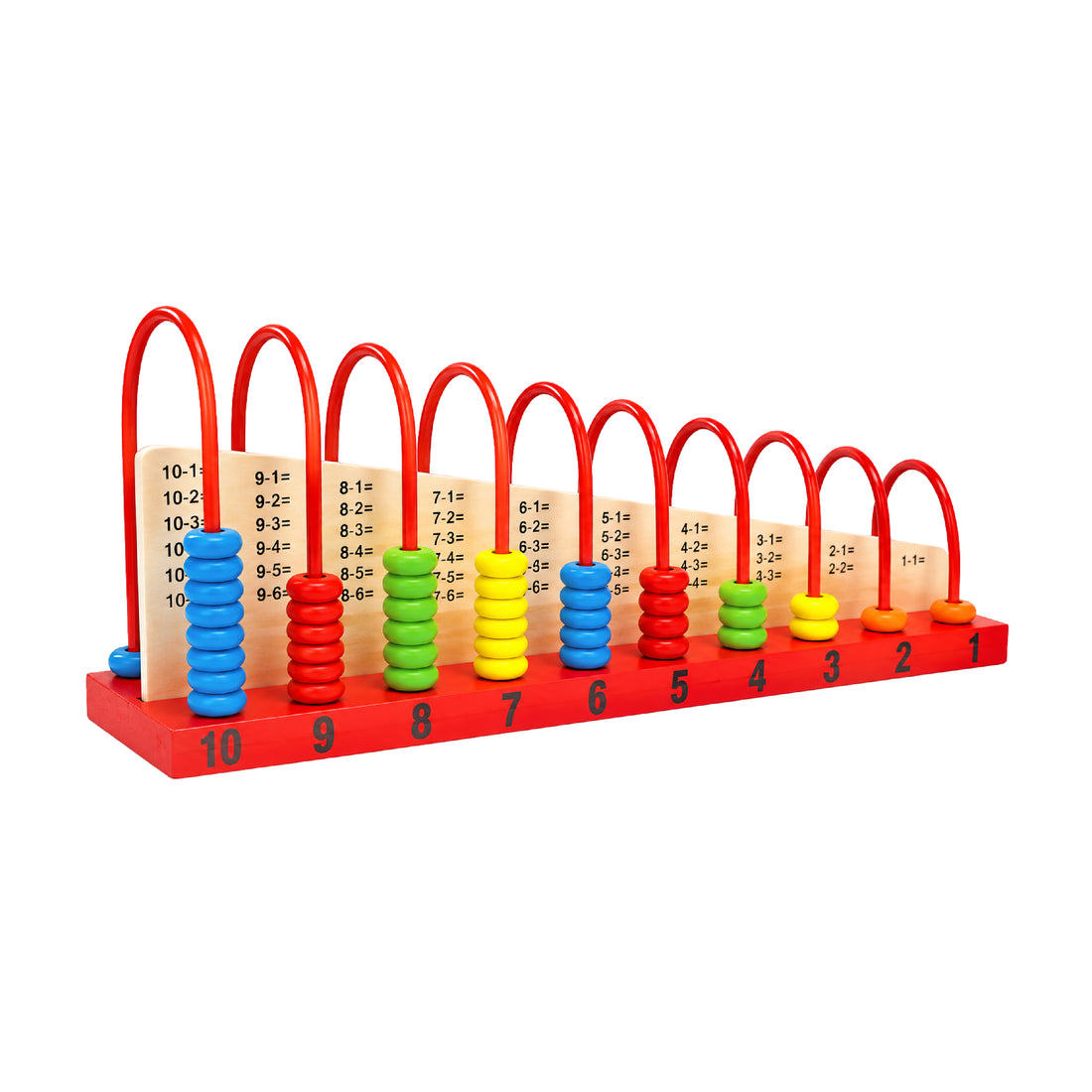 Ábaco Didáctico de Madera 30 cm Caja
