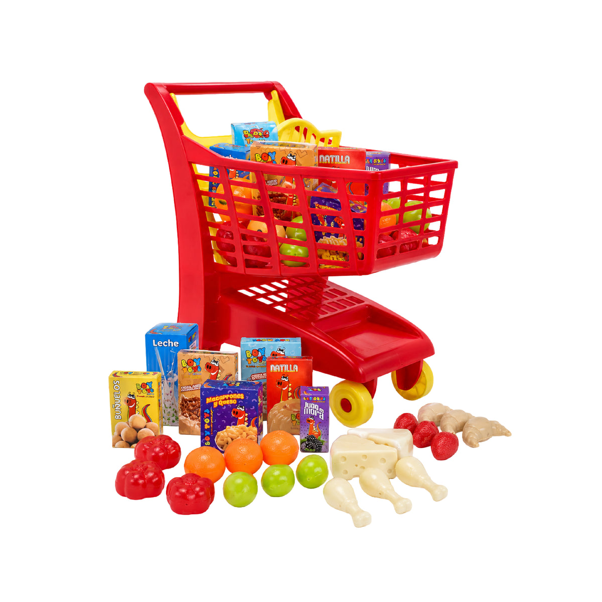 Carrito de Mercado Infantil Boy Toys PF831 con Accesorios