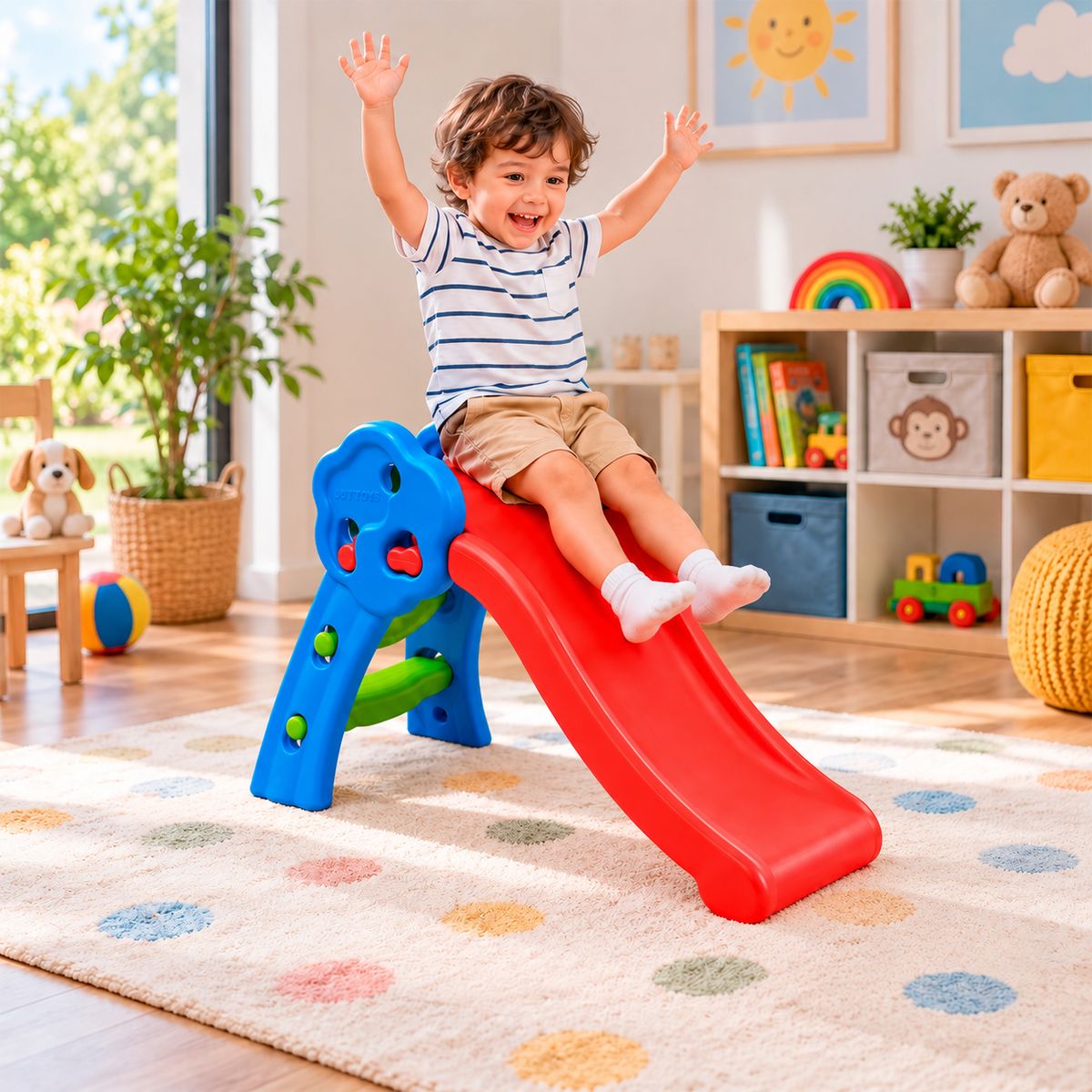 Deslizadero Infantil Boy Toys Plegable 110 cm para Niños
