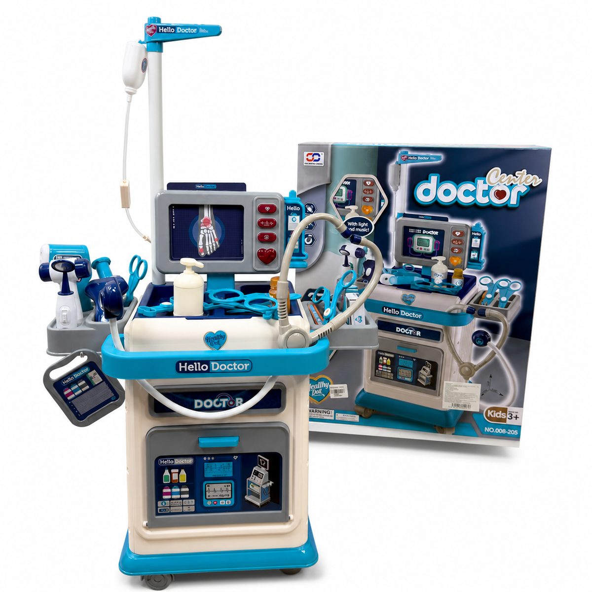 Centro Médico Infantil 37 Piezas con Luces y Sonidos