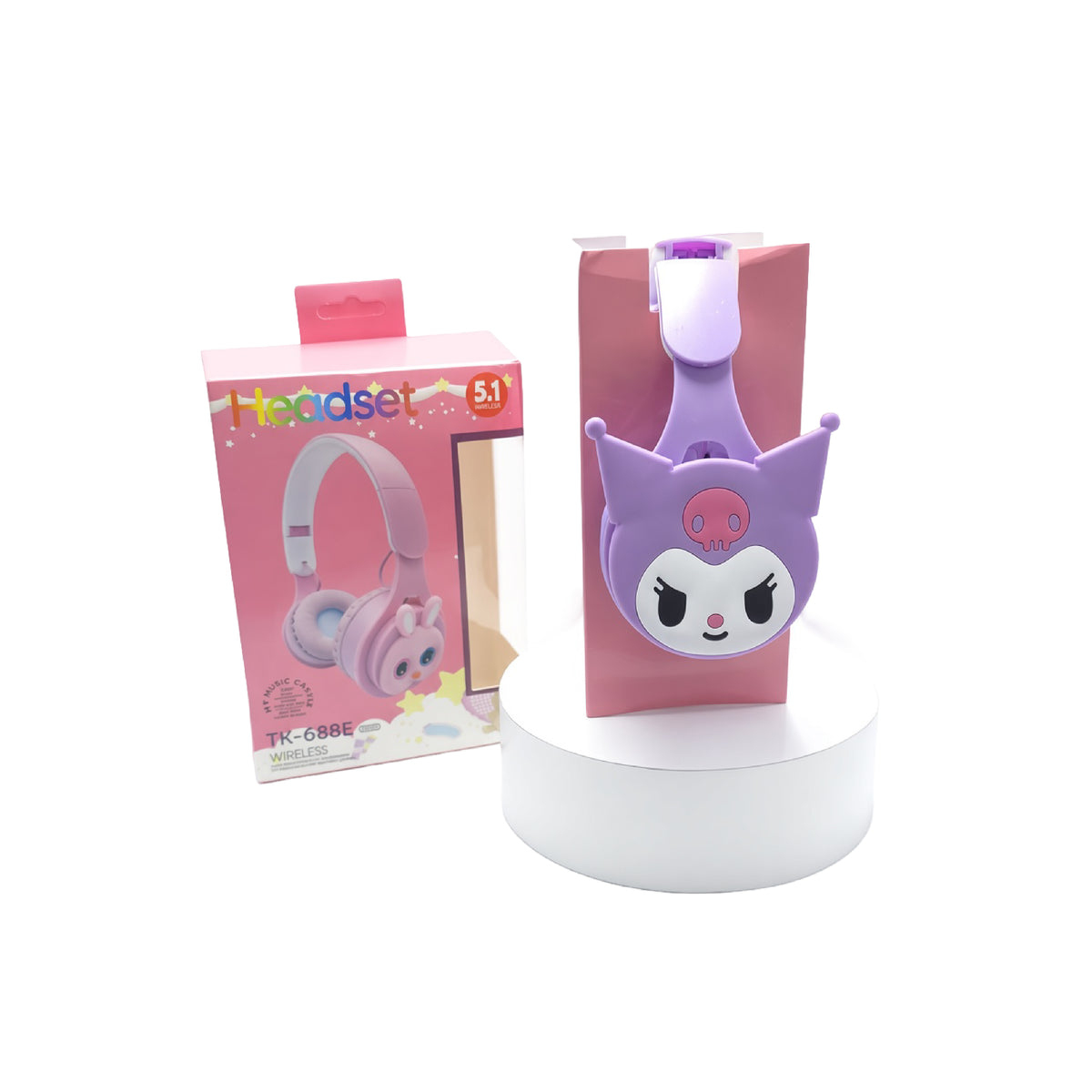 Diadema Kuromi Bluetooth Recargables