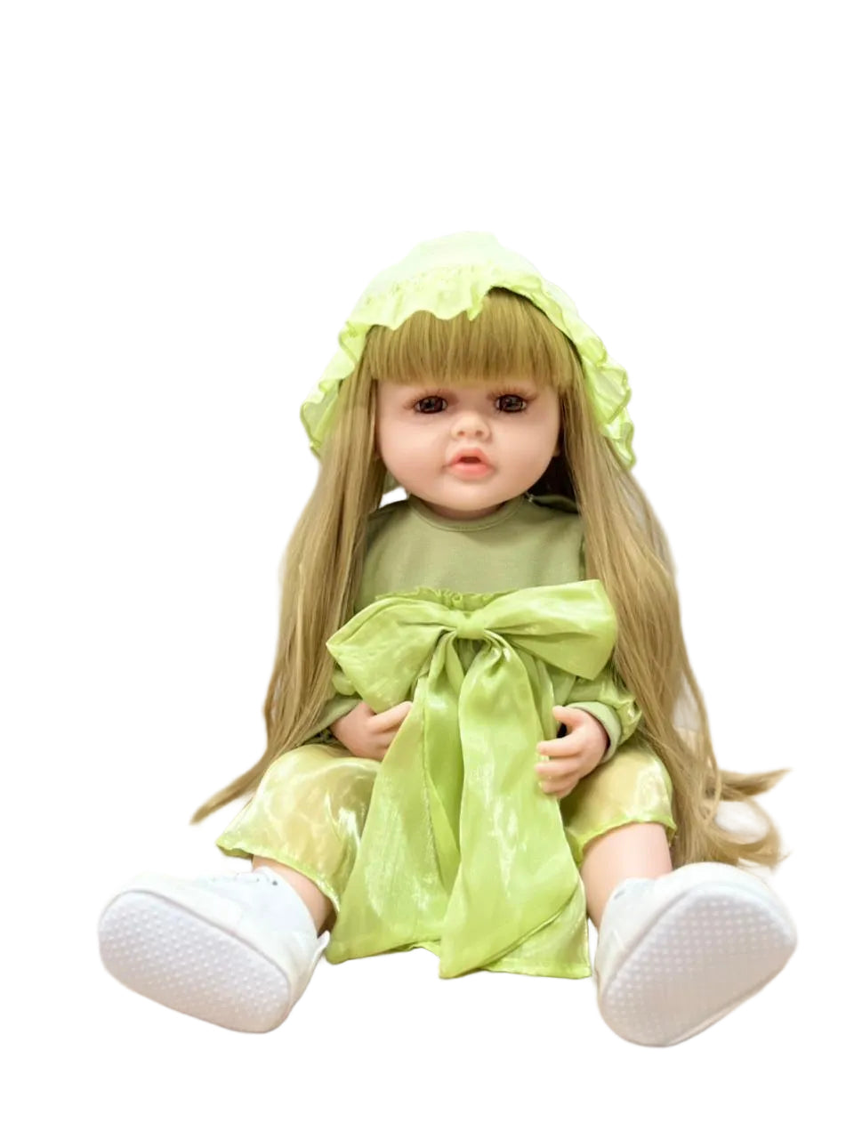 Emma Muñeca Bebé Realista Silicona 55 cm Rubia