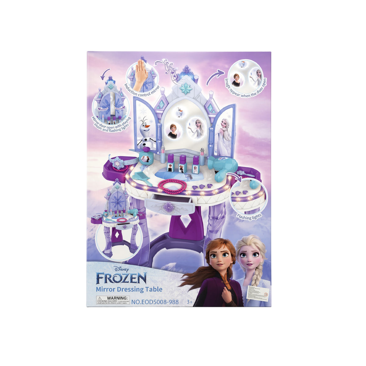 Tocador Mágico Frozen Disney con Sensor, Luces y Sonido
