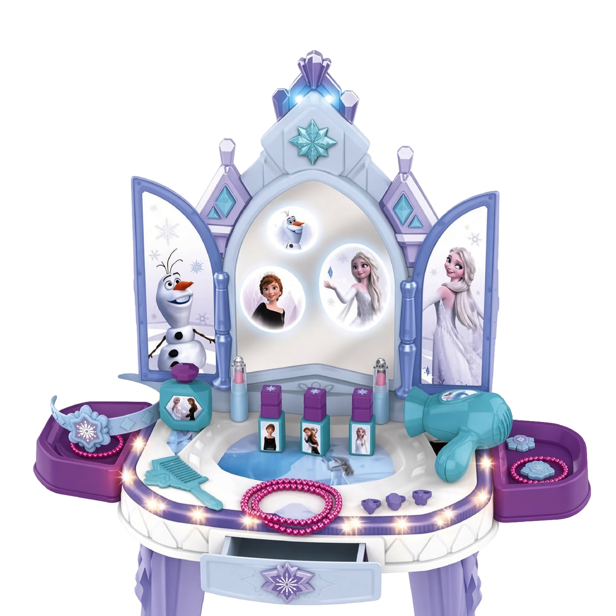 Tocador Mágico Frozen Disney con Sensor, Luces y Sonido