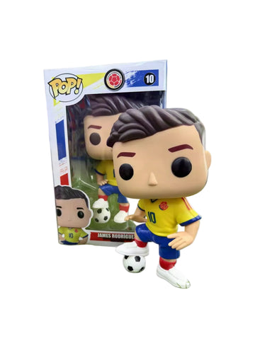Figura Funko Pop James Rodríguez Selección Colombia Plástico PVC 22 cm