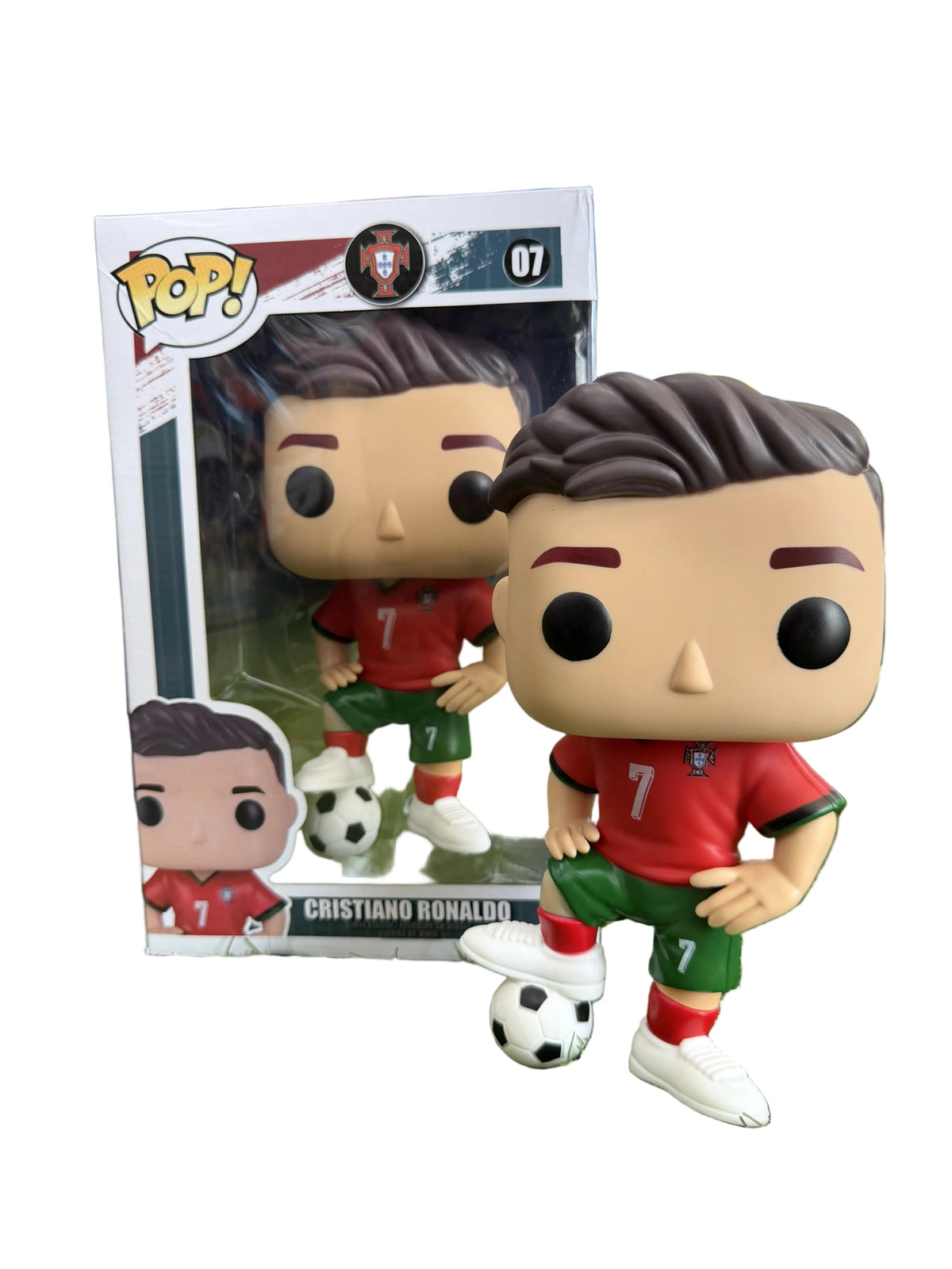 Figura Funko Pop Cristiano Ronaldo Selección Portugal Plástico PVC 22 cm