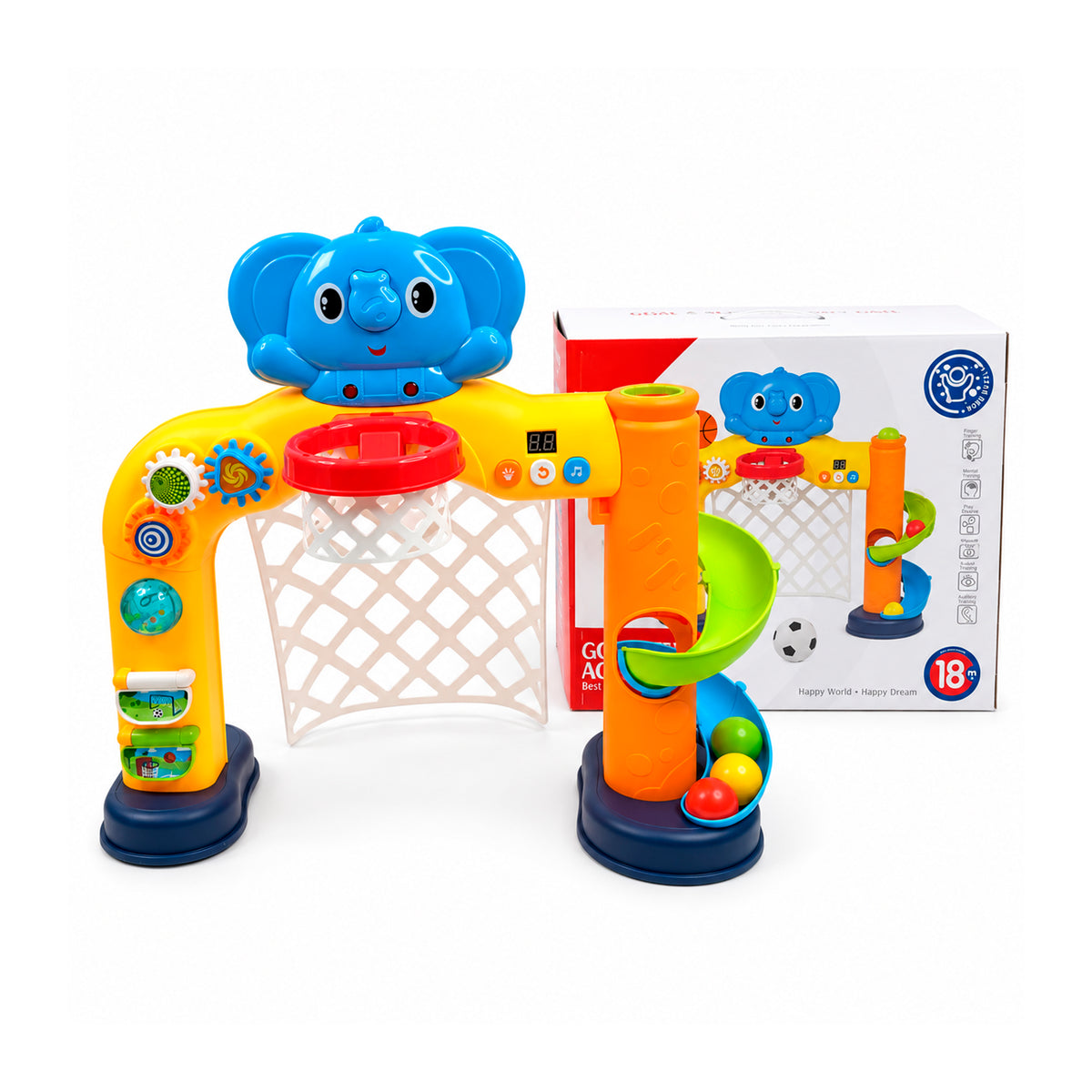 Cancha Interactiva Elefante Huanger 2 en 1